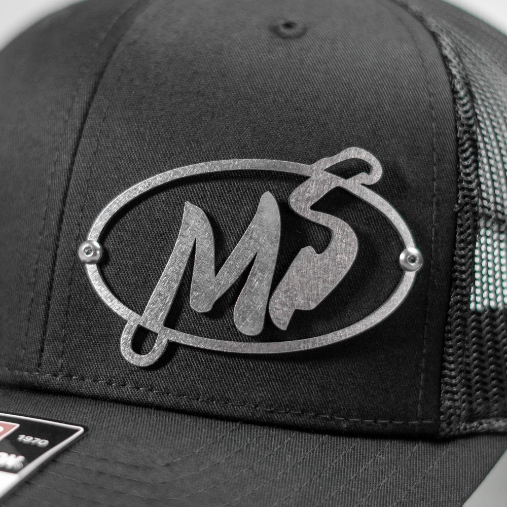 Your logo, cut into stainless steel.