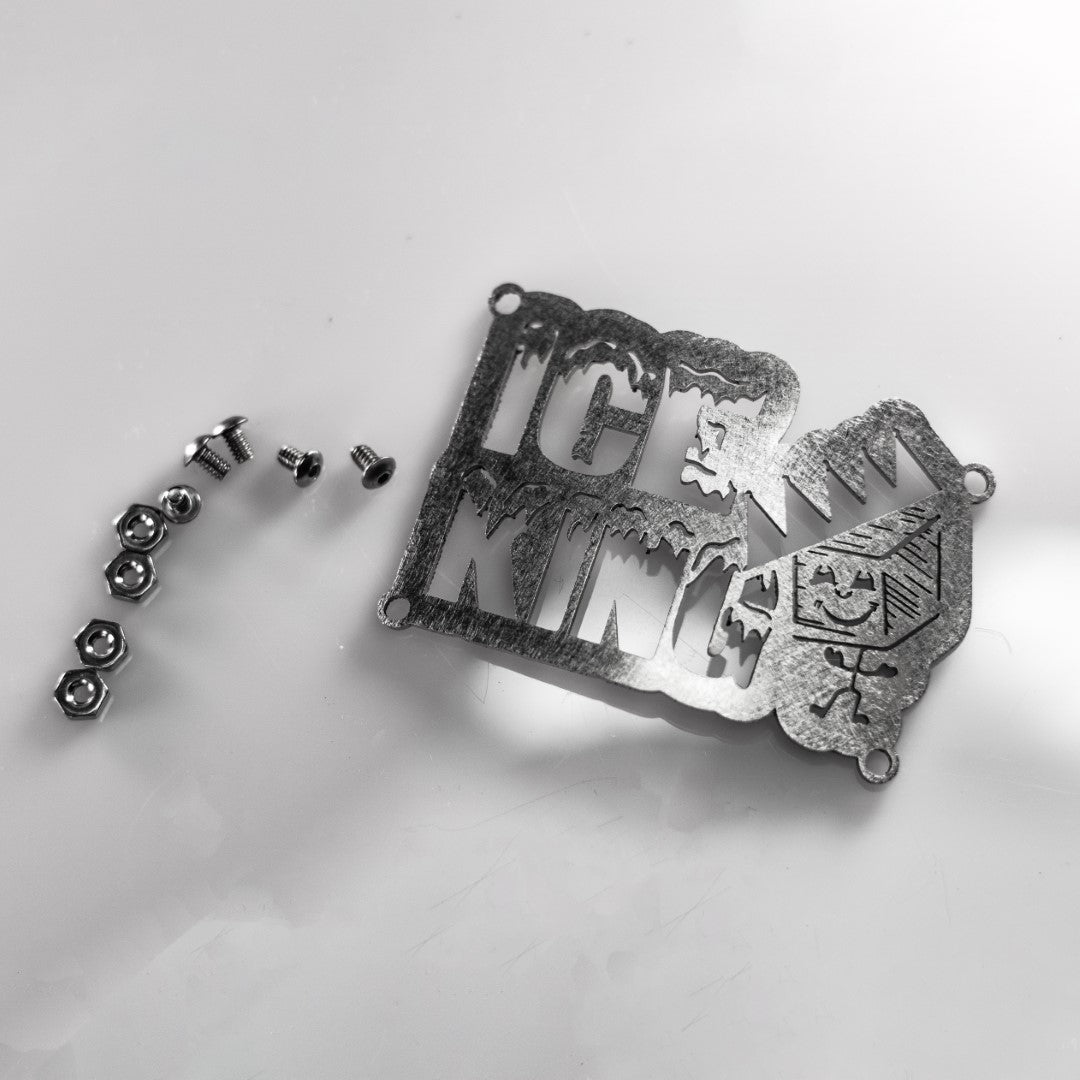 Badge Kit - Brushed Stainless Steel - Headgear Hats Imagen principal del producto