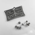 Badge Kit - Brushed Stainless Steel 4