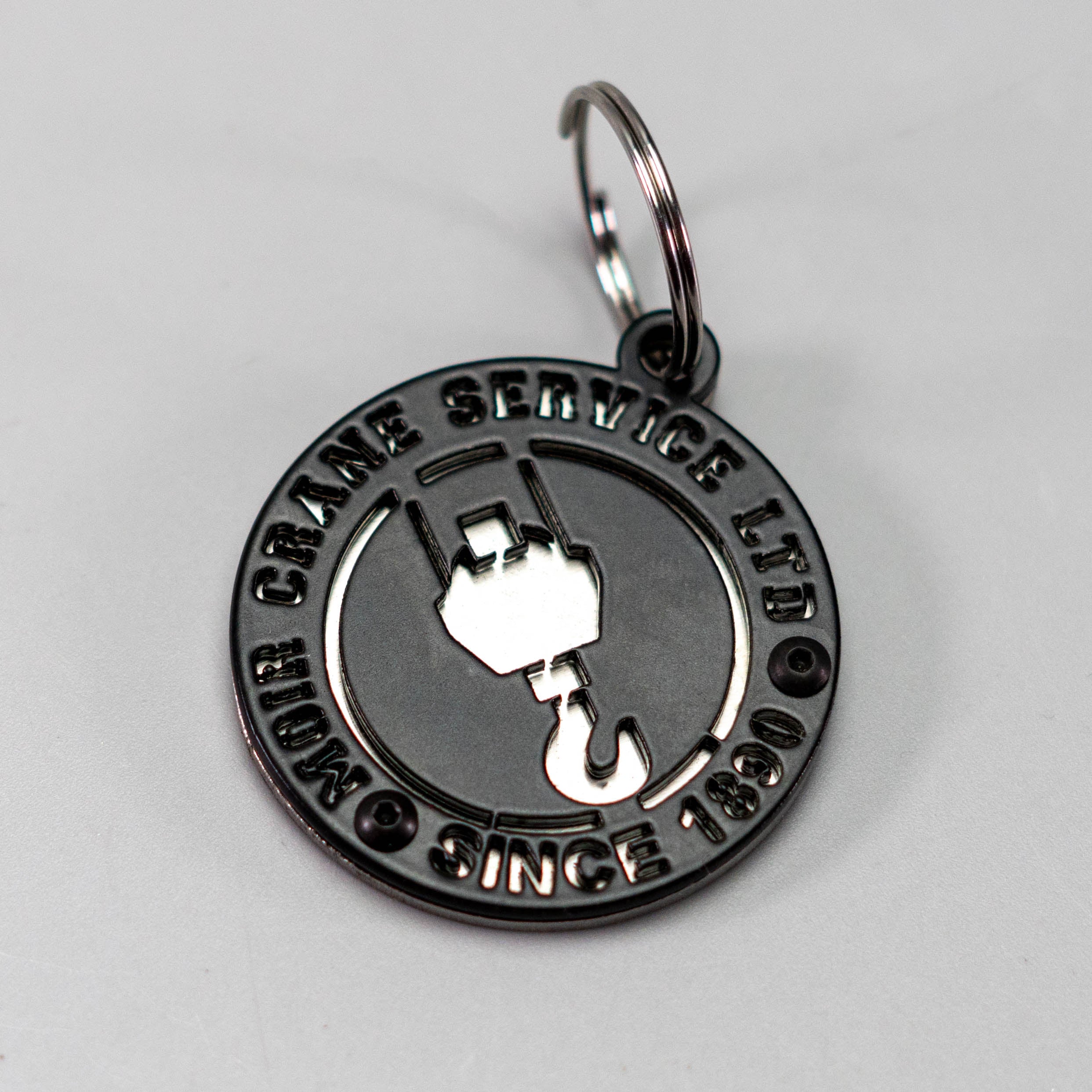 Custom Keychain - Two Layer Powdered - Headgear Hats Imagen principal del producto