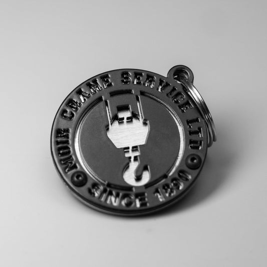 Custom Keychain - Two Layer Powdered - Headgear Hats