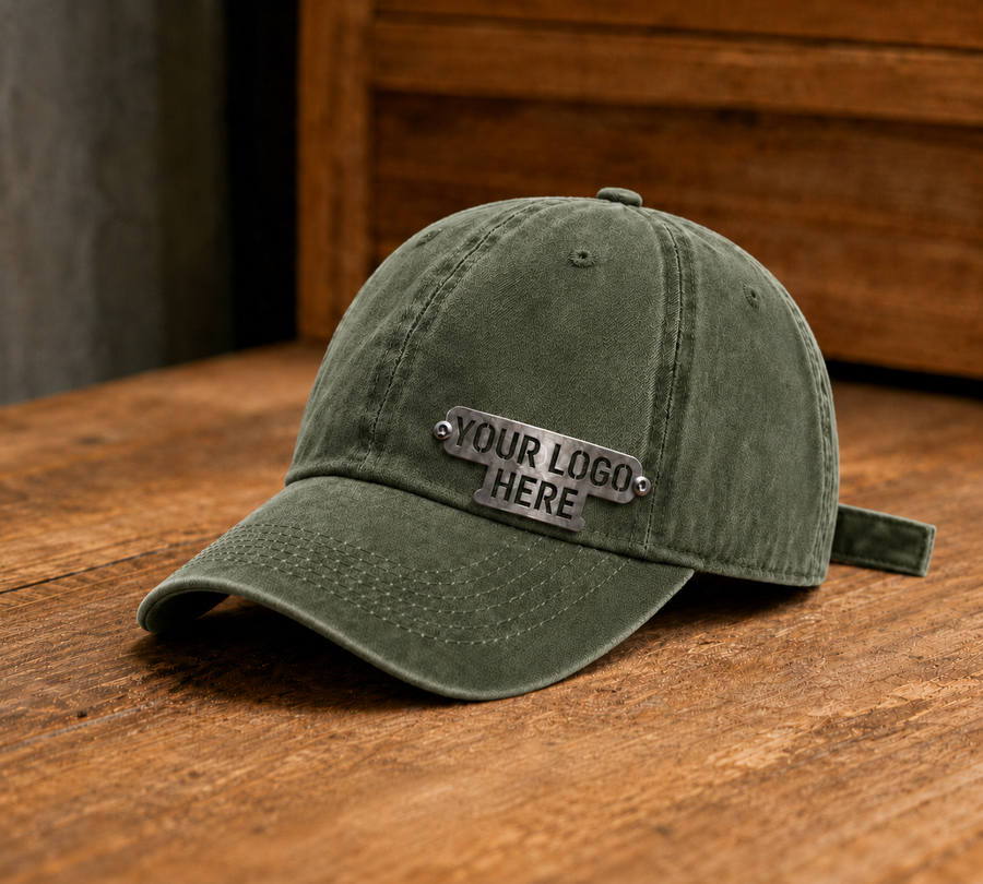 Dad Hat - Custom Company Badge Hats With Logo - Fully Customizable — view 5