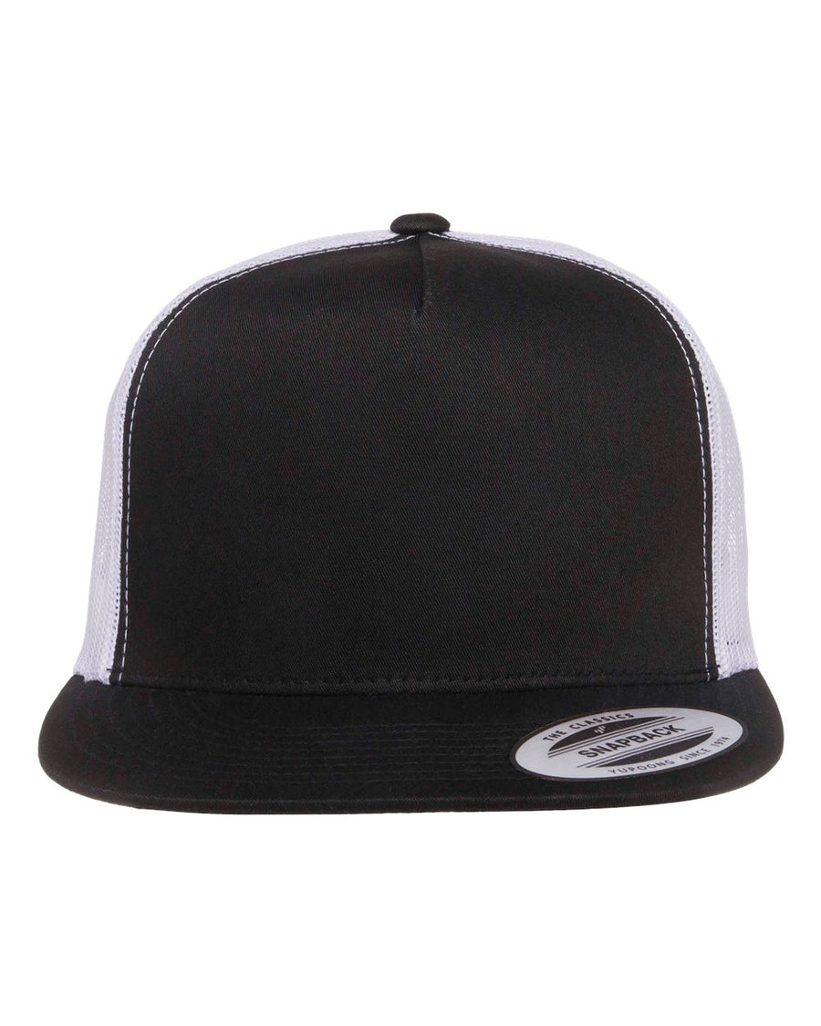 YP Classics 6006 Five Panel - Custom Company Badge Hats With Logo - Fully Customizable (Copy) — view 3