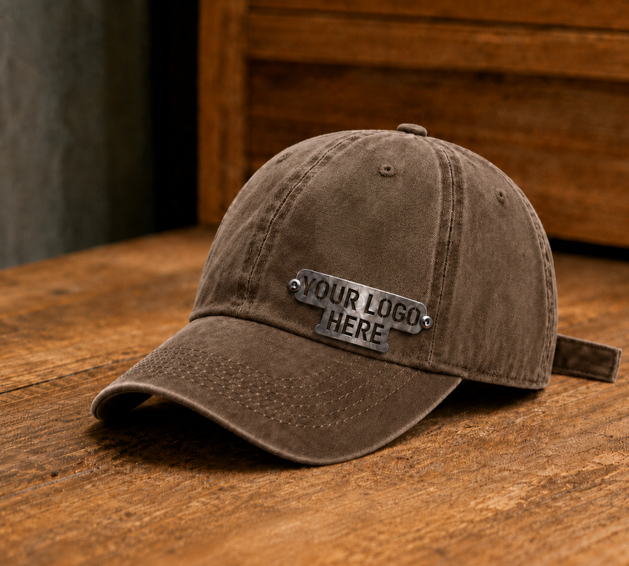 Dad Hat - Custom Company Badge Hats With Logo - Fully Customizable — view 6