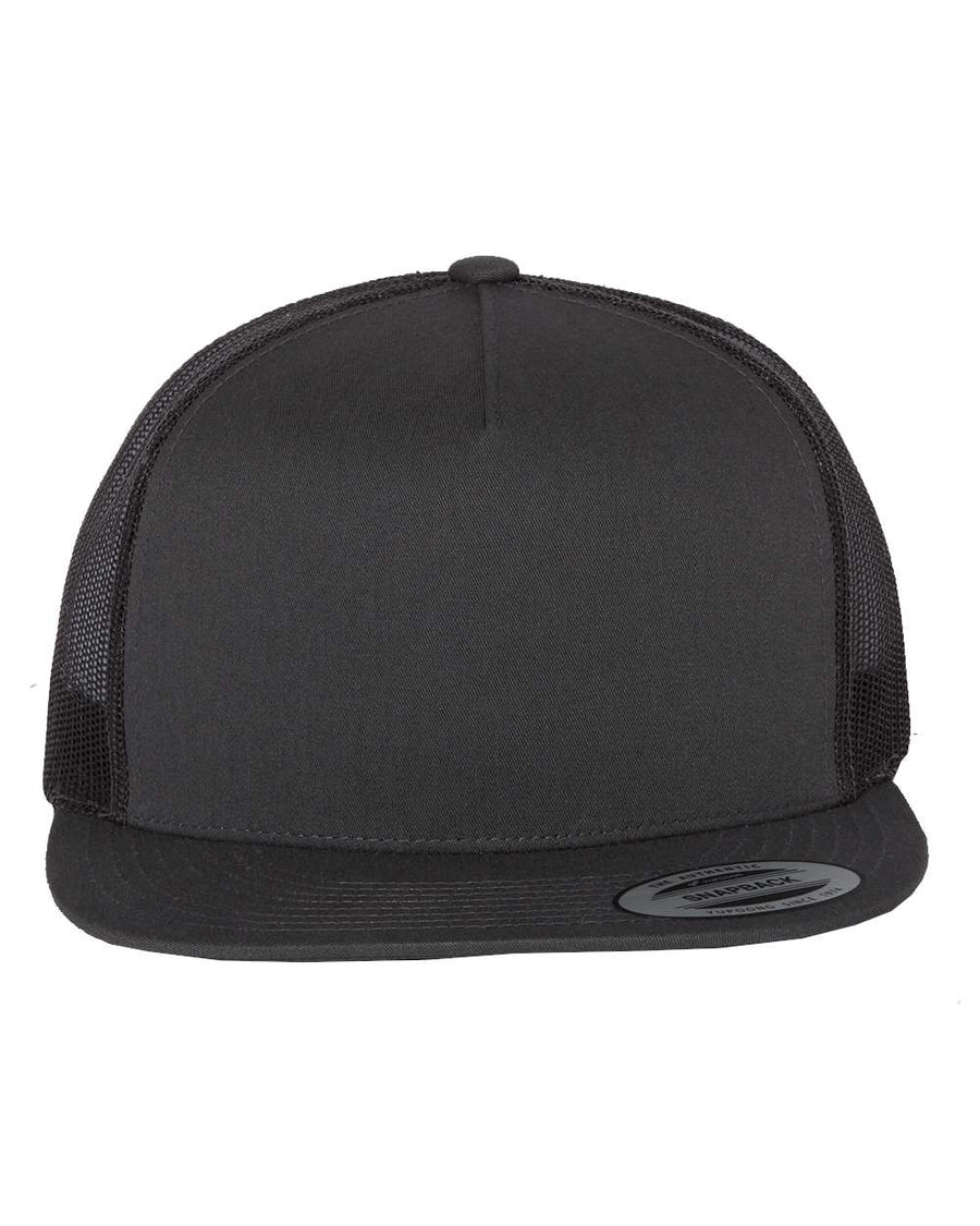 YP Classics 6006 Five Panel - Custom Company Badge Hats With Logo - Fully Customizable (Copy) — view 5