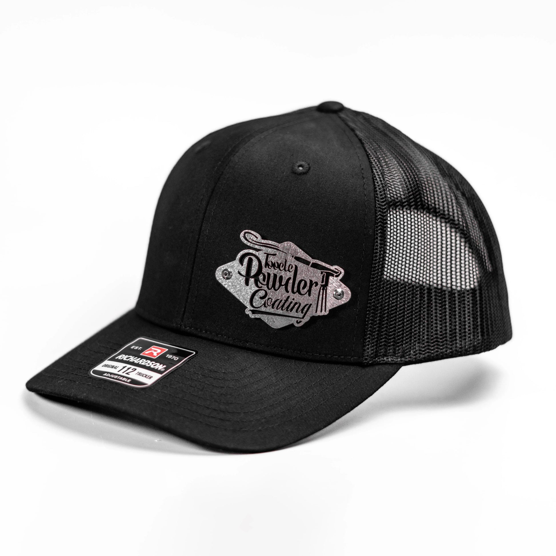 Custom Company Badge Hats With Logo – Raised Stainless Design