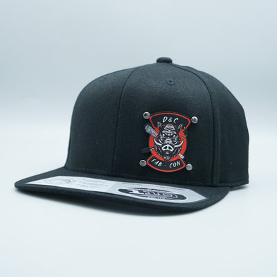 Custom Company Badge Hats With Logo - Mesh Trucker Hat – Full Color Raised Badging
