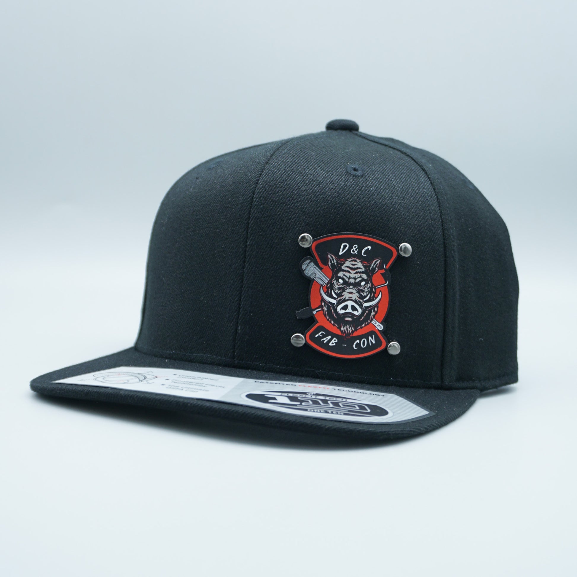 Custom Company Badge Hats With Logo - Mesh Trucker Hat – Full Color Raised Badging