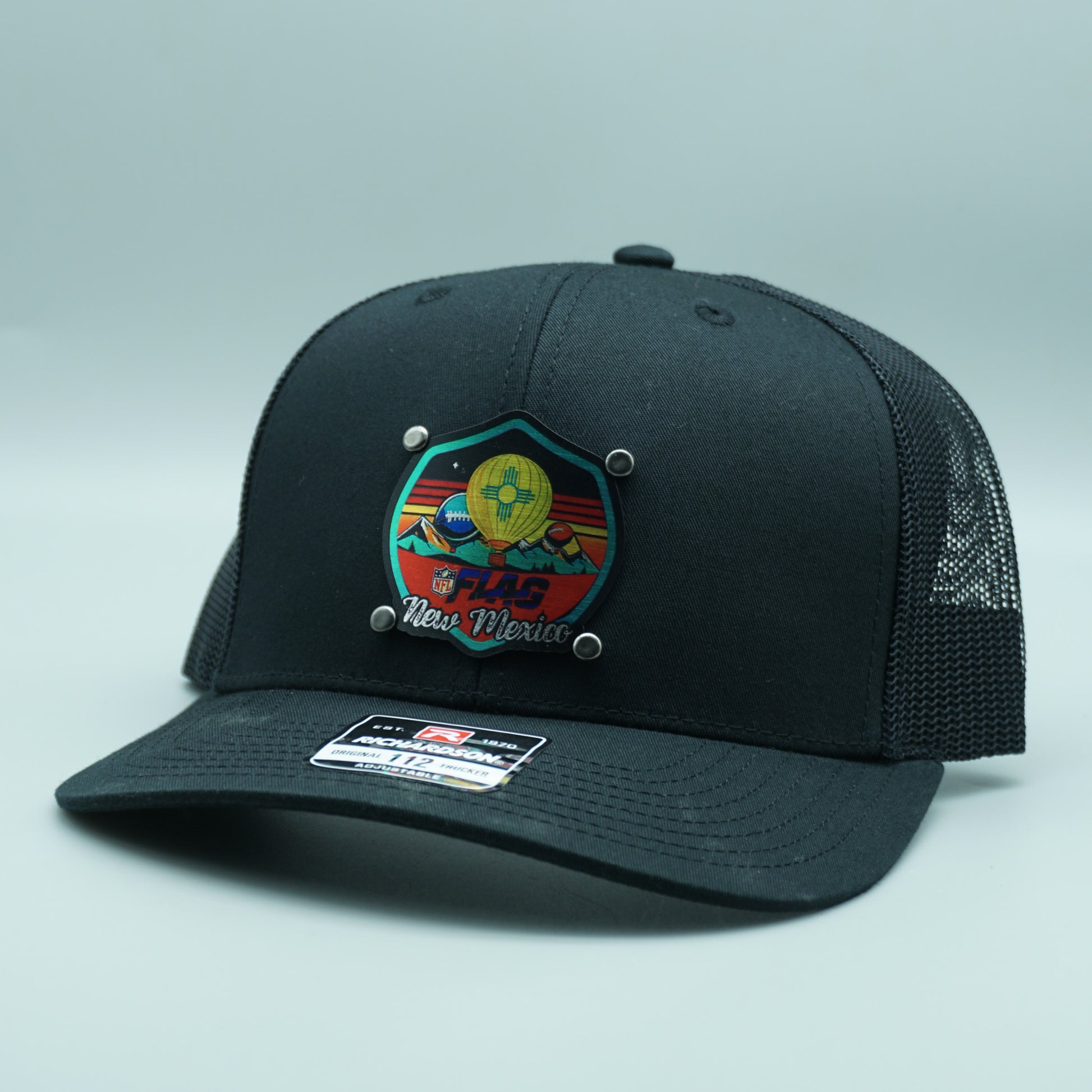 Custom Company Badge Hats With Logo - Mesh Trucker Hat – Full Color Raised Badging