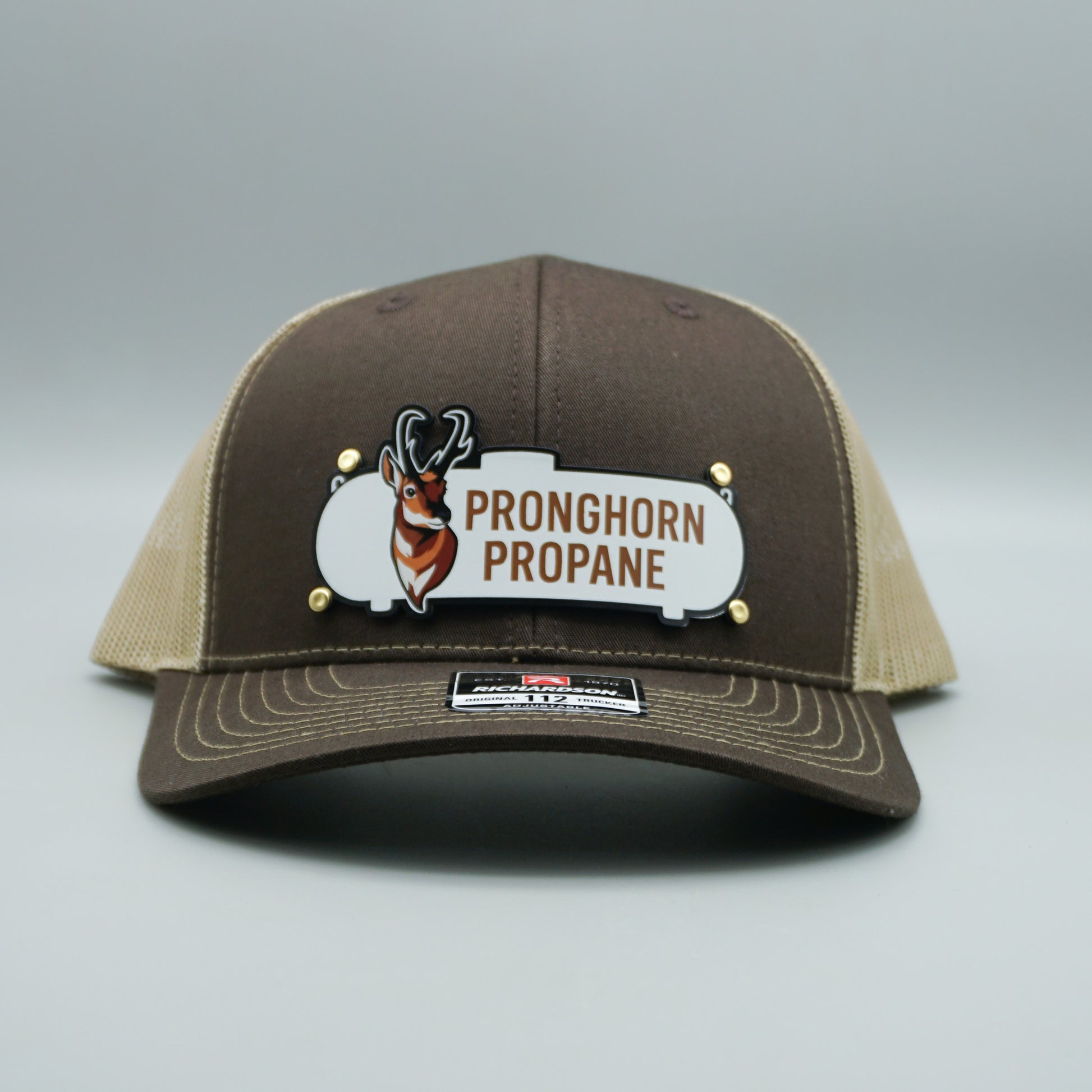 Custom Company Badge Hats With Logo - Mesh Trucker Hat – Full Color Raised Badging