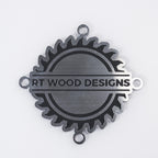 Badge Kit - Engraved Brushed Silver Polymer