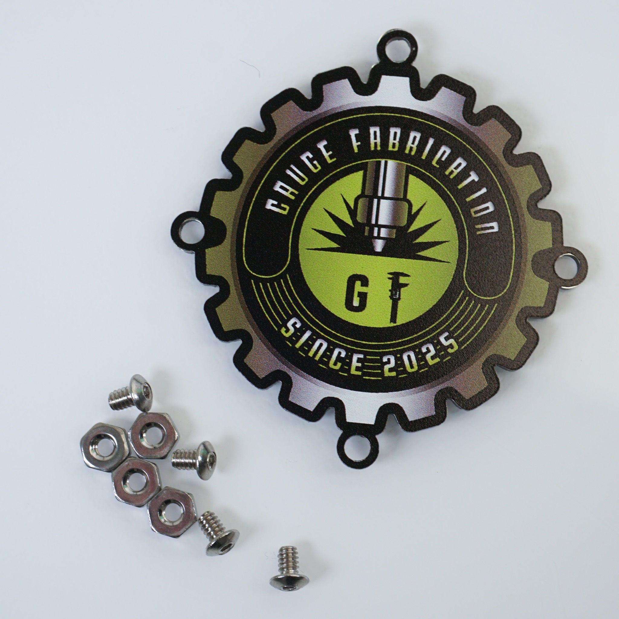 Kit de insignias: acero inoxidable cepillado Imagen secundaria del producto