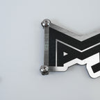 Badge Kit - Engraved Brushed Silver Polymer