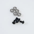 Badge Kit - Engraved Brushed Silver Polymer