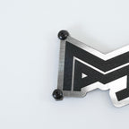 Badge Kit - Engraved Brushed Silver Polymer