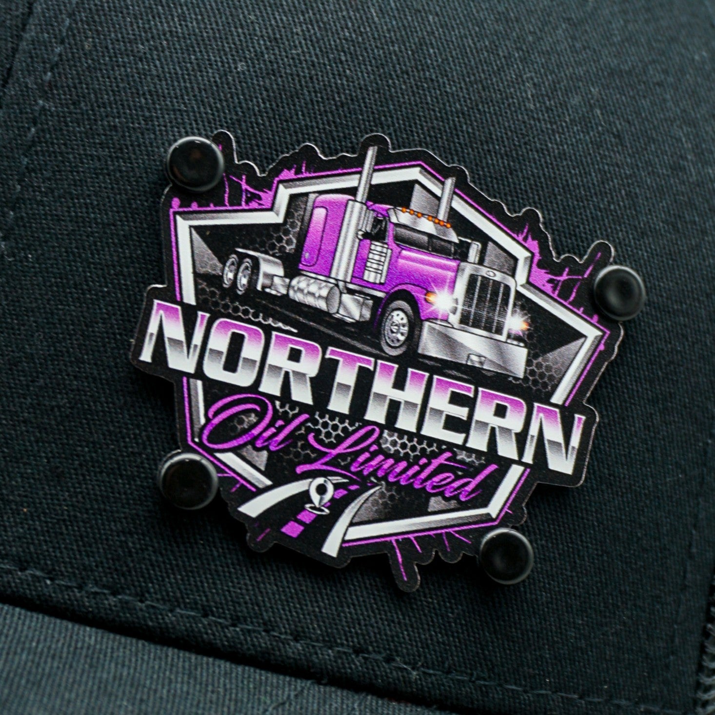 Economy Mesh Trucker - Custom Company Badge Hats With Logo - Fully Customizable