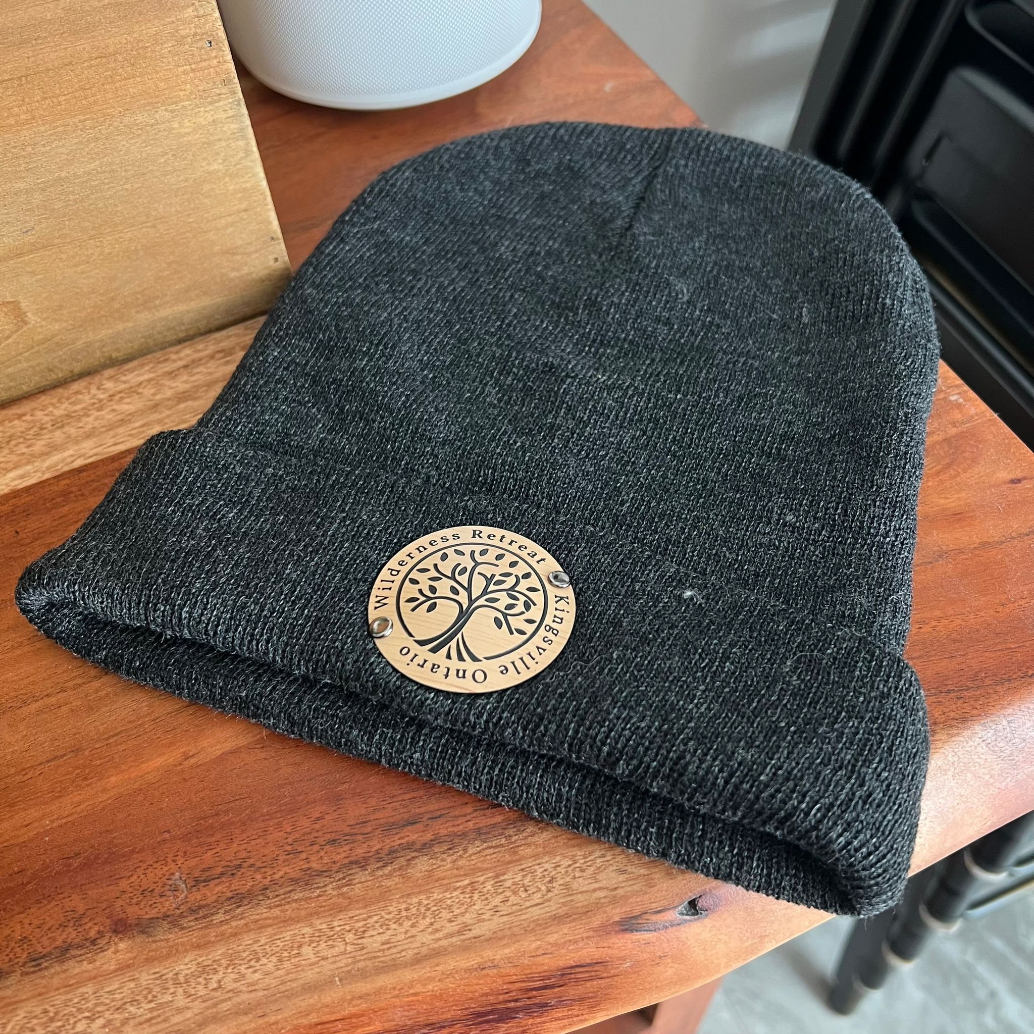 Custom Company Beanie - Raised Badge - Design Your Own - Headgear Hats