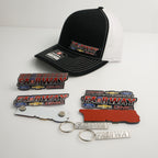 Medium Business Bundle - 25 Full Color Badge Hats, Keychains and Universal Badges