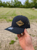 Custom Company Badge Hats With Logo - Powder Coated Design