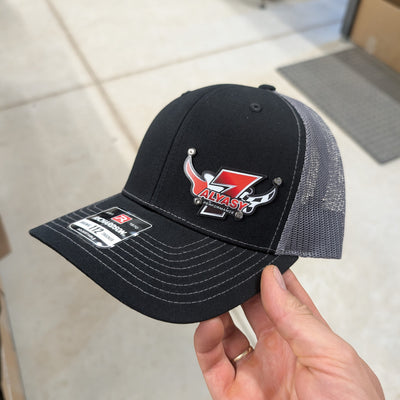 Custom Company Badge Hats With Logo - Mesh Trucker Hat – Full Color Raised Badging