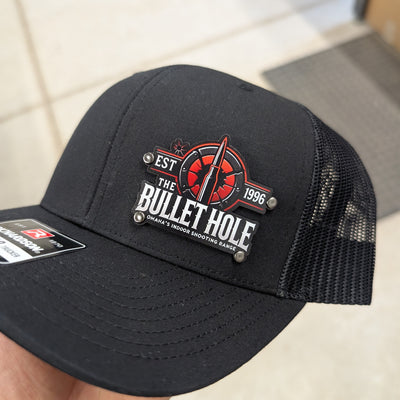 Custom Company Badge Hats With Logo - Mesh Trucker Hat – Full Color Raised Badging