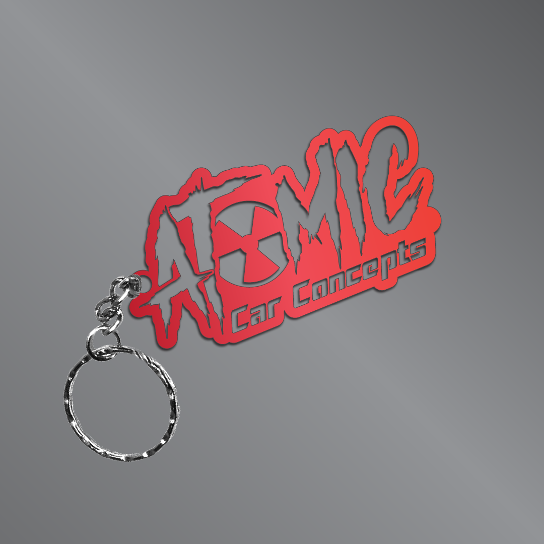 Custom Keychain - Single Layer Powdered - Headgear Hats Imagen principal del producto