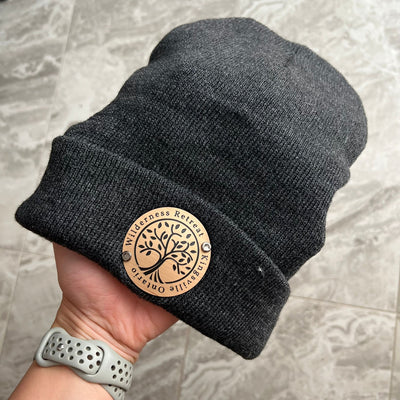 Custom Company Beanie - Raised Badge - Design Your Own - Headgear Hats