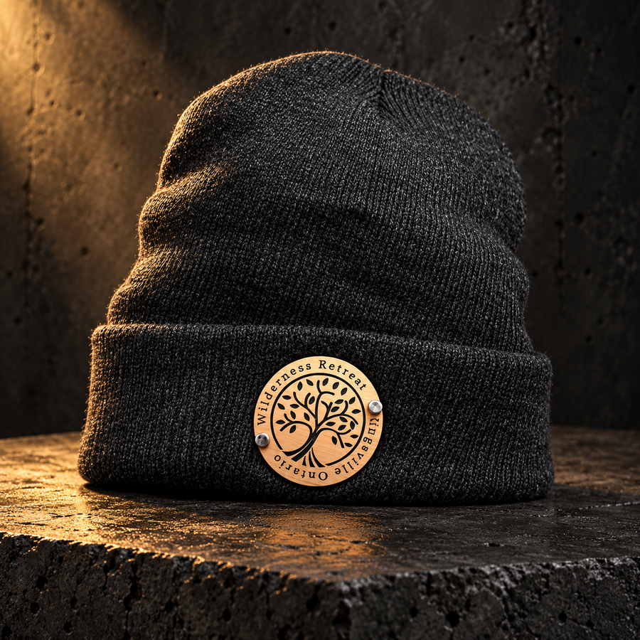 Custom Company Beanie - Raised Badge - Design Your Own