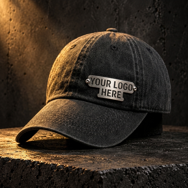 Dad Hat - Custom Company Badge Hats With Logo - Fully Customizable