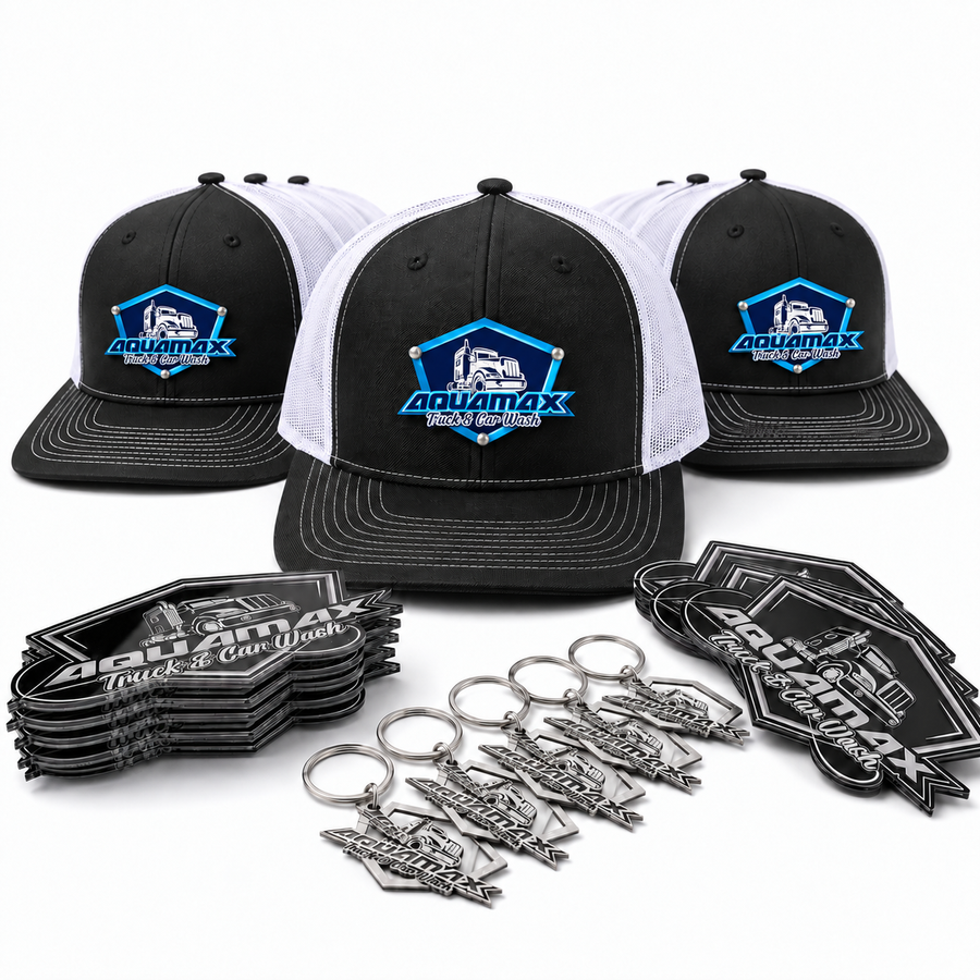 Small Business Bundle - 10 Badge Hats, Keychains and Universal Badges — view 3
