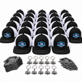 Medium Business Bundle - 25 Badge Hats, Keychains and Universal Badges 2