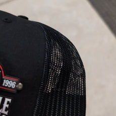 Custom Company Badge Hats With Logo - Mesh Trucker Hat – Full Color Raised Badging